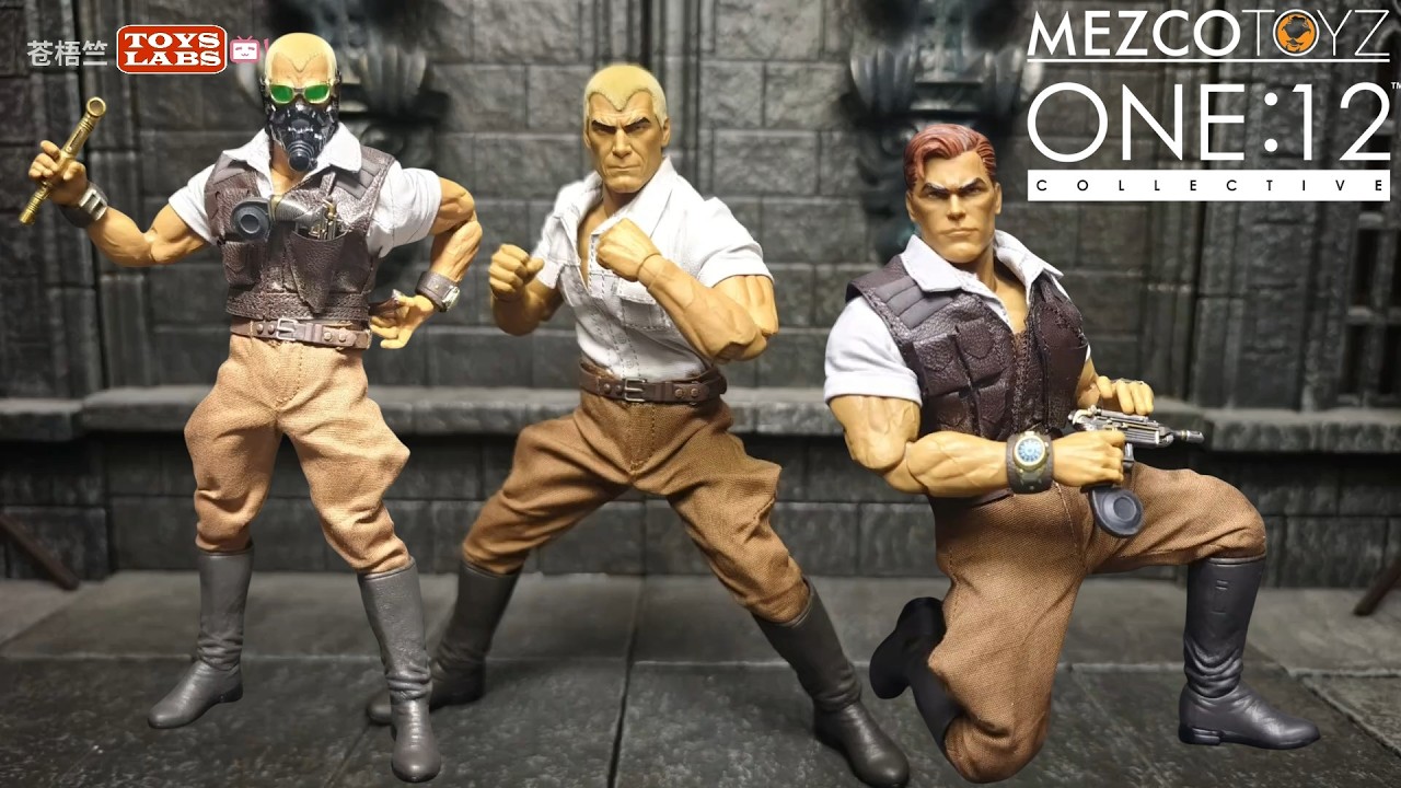蚂蚁 萨维奇 野蛮博士 MEZCO One:12 Collective Doc Savage: The Man of Bronze - Deluxe Edition