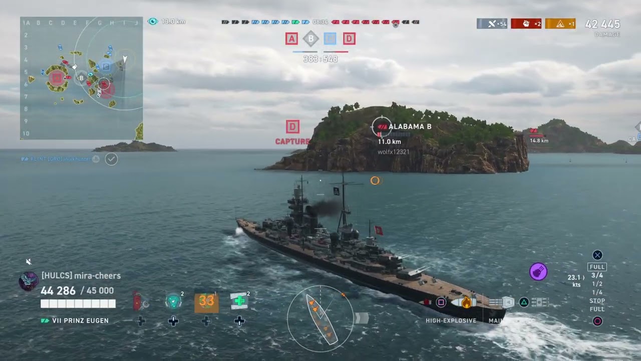 Prinz Eugen in action