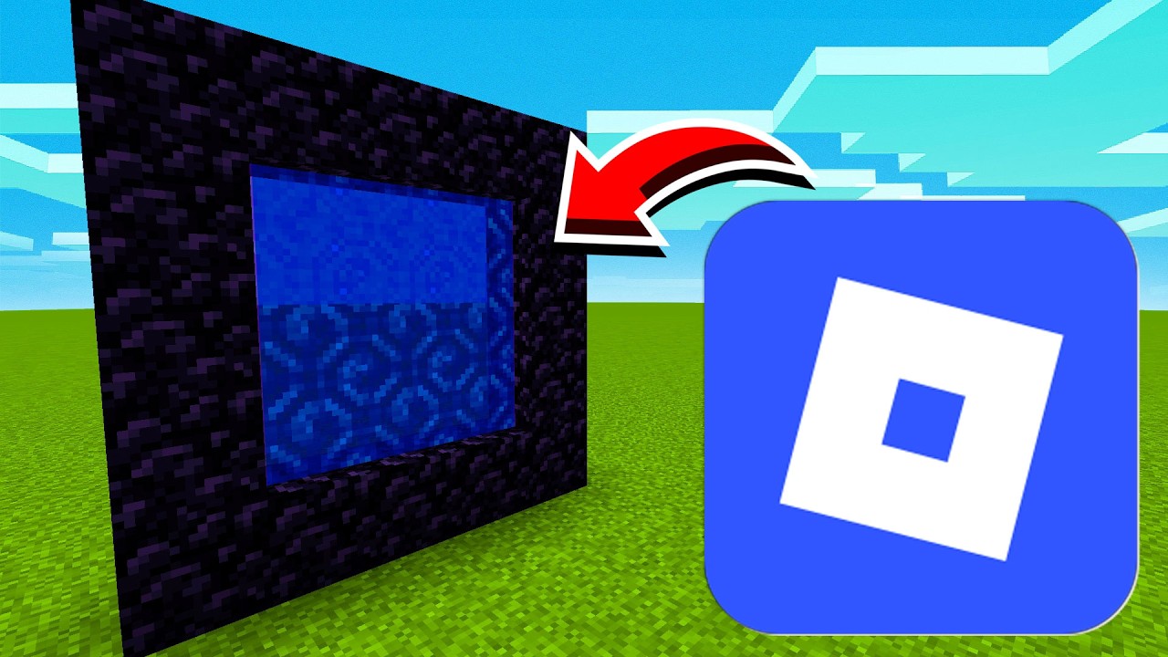 How To Make A Portal To Roblox in Minecraft!
