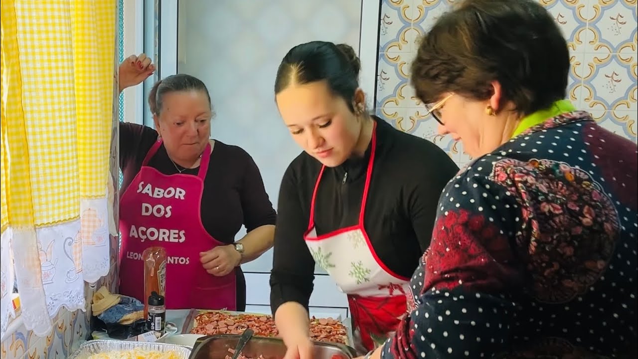 Hoje Fizemos Pizzas para o Almoço em Família 3 Barulhentas Foi um Desafio 🤣😂