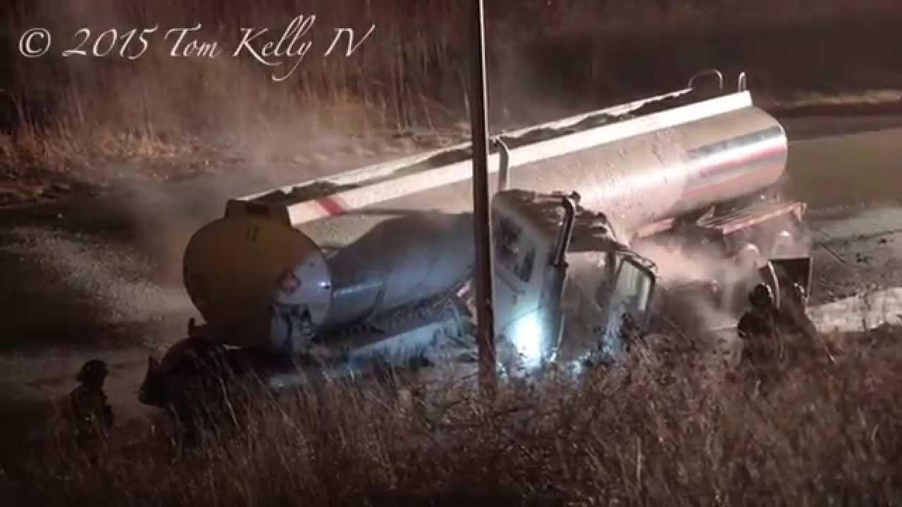 Blue Route Truck Fire