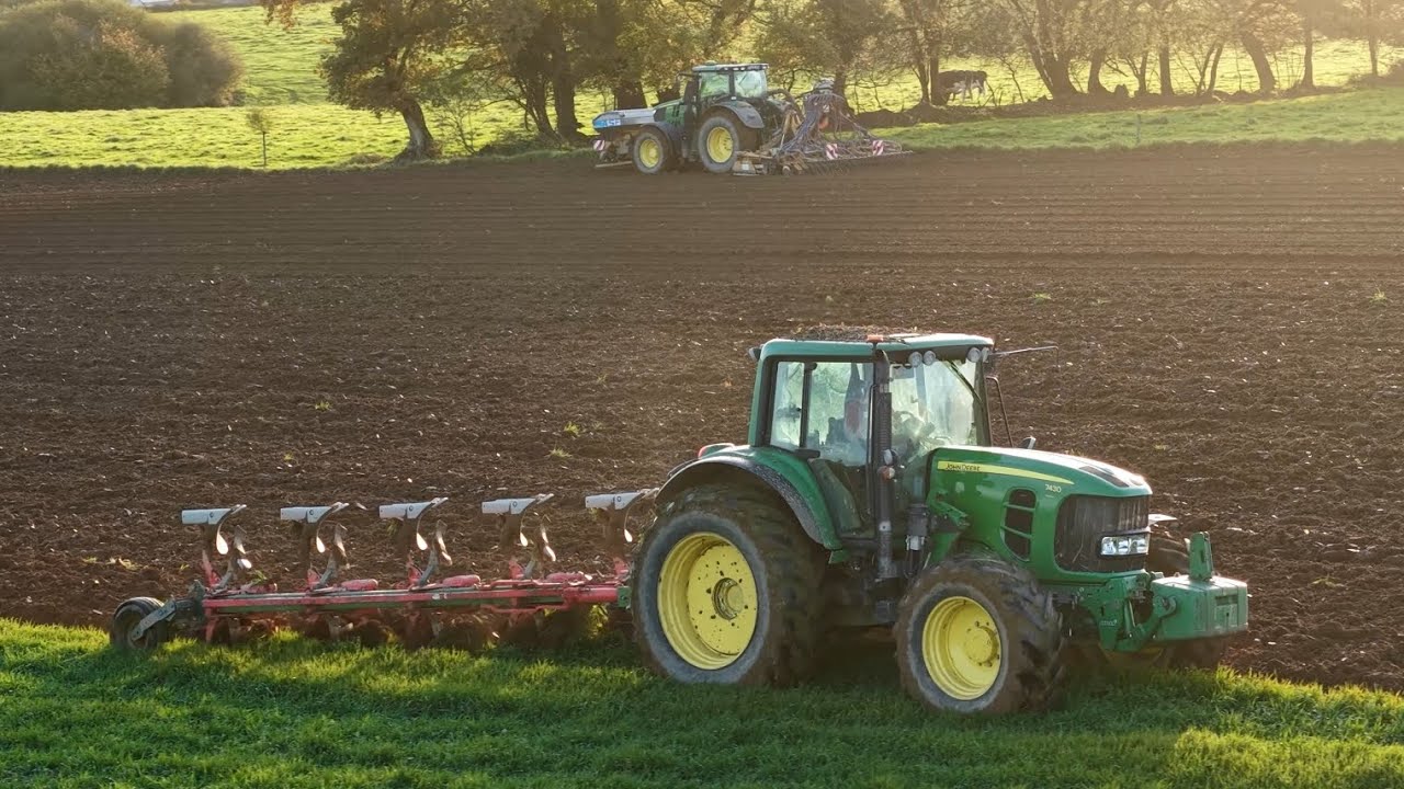 🤩Semis de blé full John Deere en Bretagne | 10 corps pour ce Alpego 4M50 | 7430 Vs 6M200