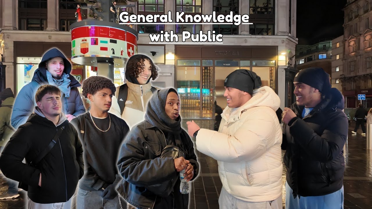 A Twins test the public’s IQ in London