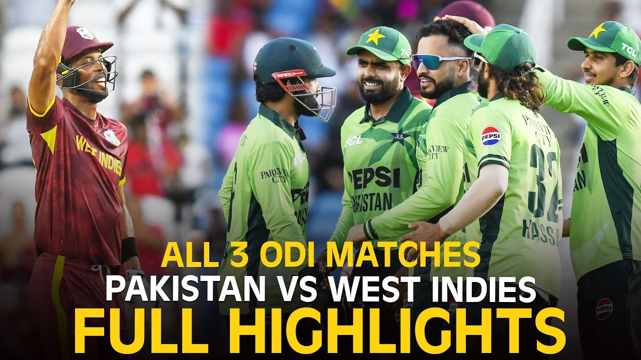 Complete Highlights | Pakistan vs West Indies | ODI Series, 2022 | PCB | M3L1K