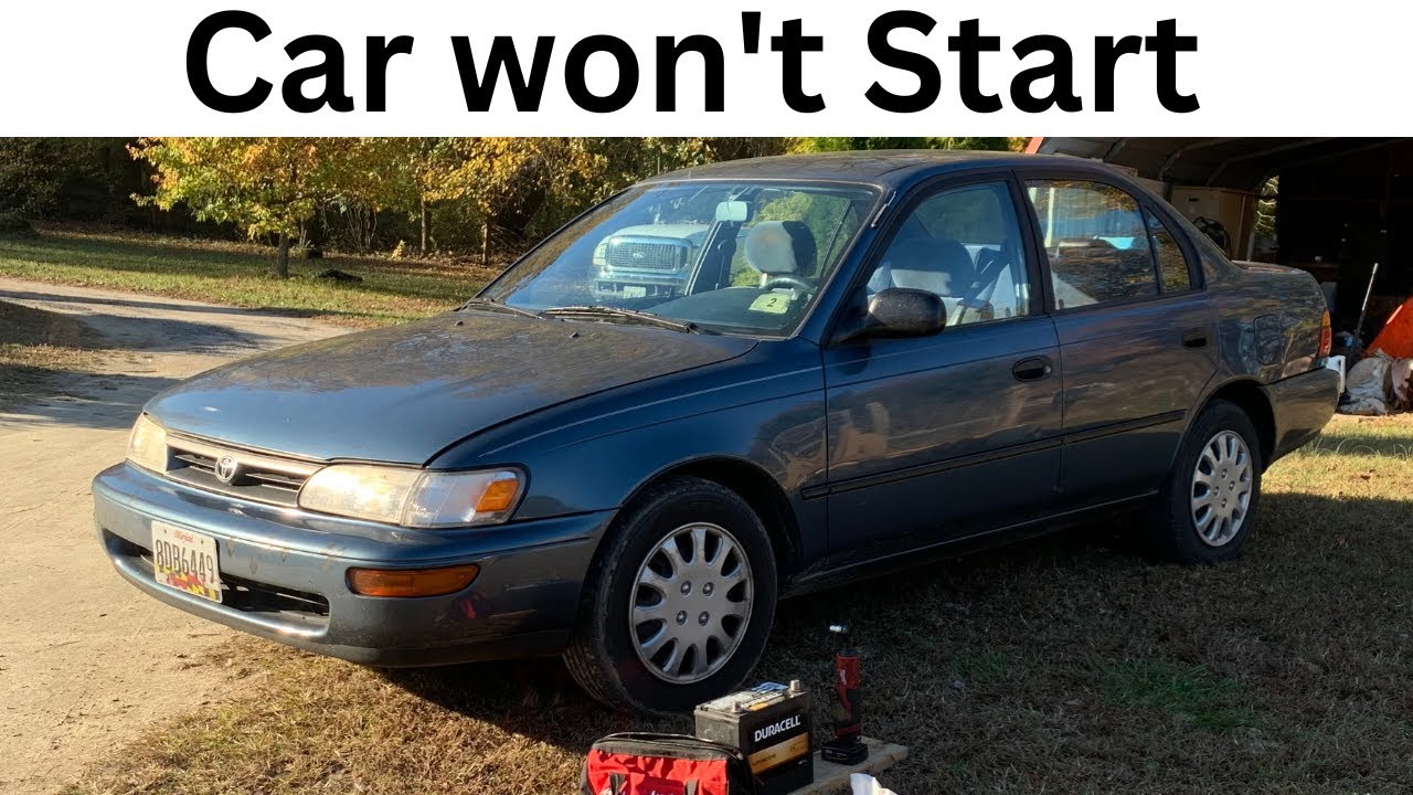 Почему ваш автомобиль не заводится — простая диагностика — Toyota Corolla DX 1994 года