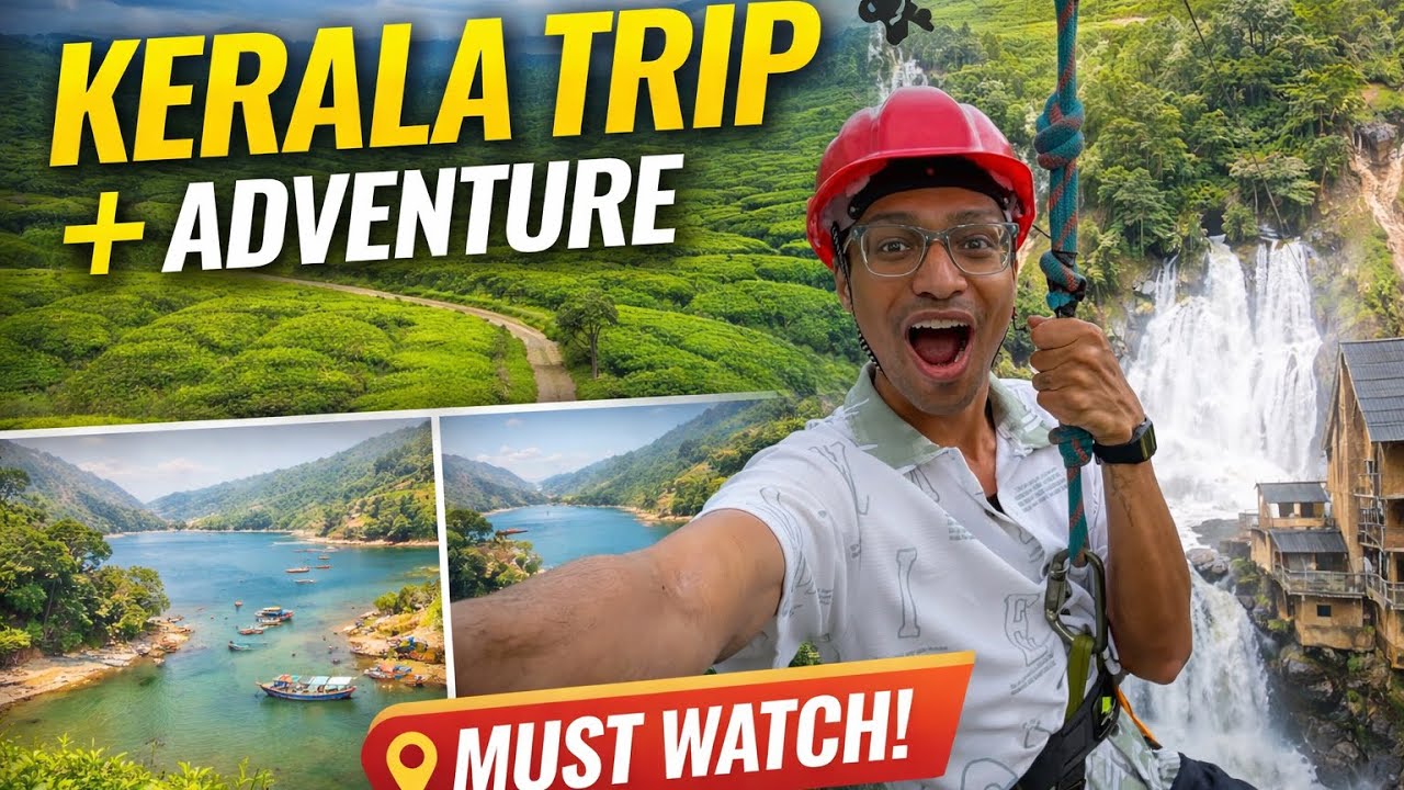 Kerala Munnar Trip | Tea Gardens,Adventure & Hidden Places😍Namaste Bharat Yatra Mrvg #ep26 