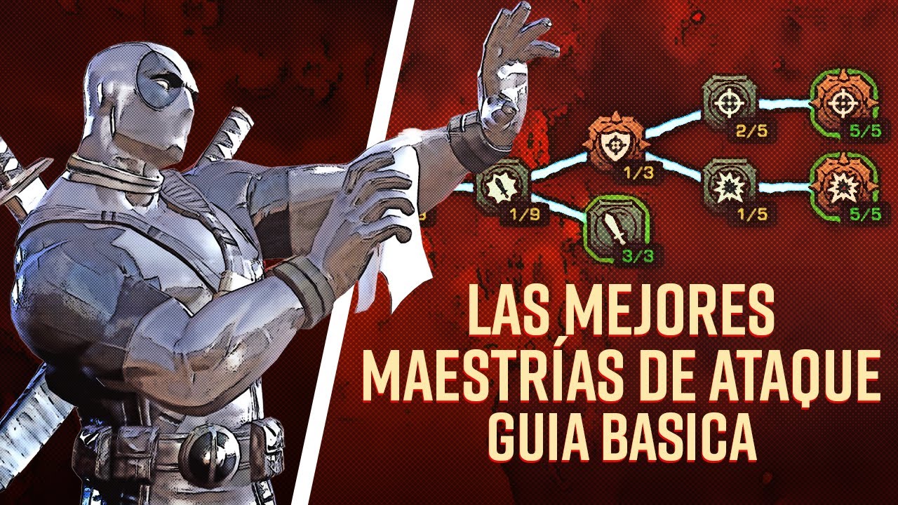 LAS MEJORES MAESTRÍAS DE ATAQUE | GUIA BASICA | MARVEL BATALLA DE SUPERHEROES