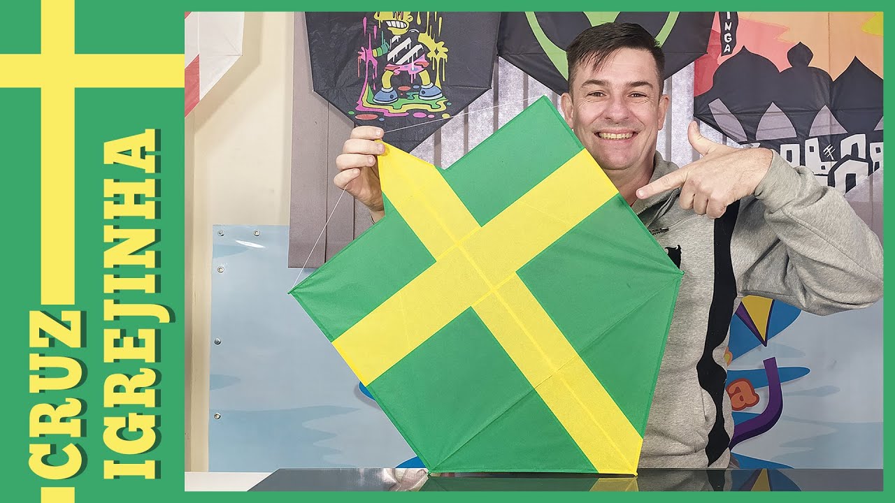 🪁 Faça um Pipa Latão de 70 cm com Papel Cruz! ✨ Fácil e Clássico! 🎨
