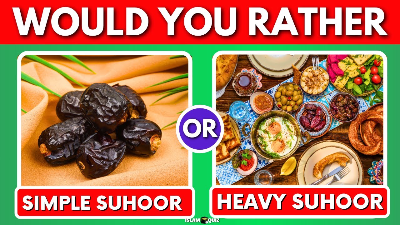Would You Rather RAMADAN EDITION 🌙🤲🧎🏻‍♂️