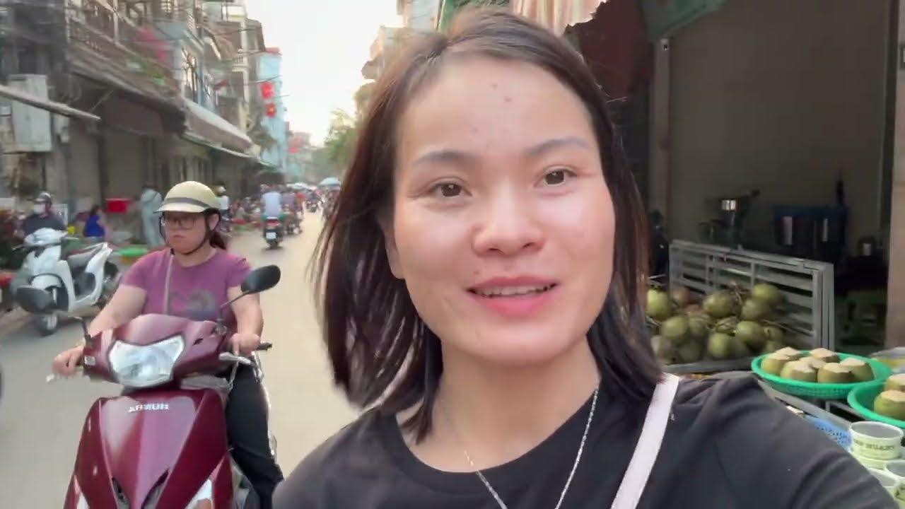 Đi chợ quê mình PHÚ THỌ. Trái cây, rau củ thấy mà ham luôn😍