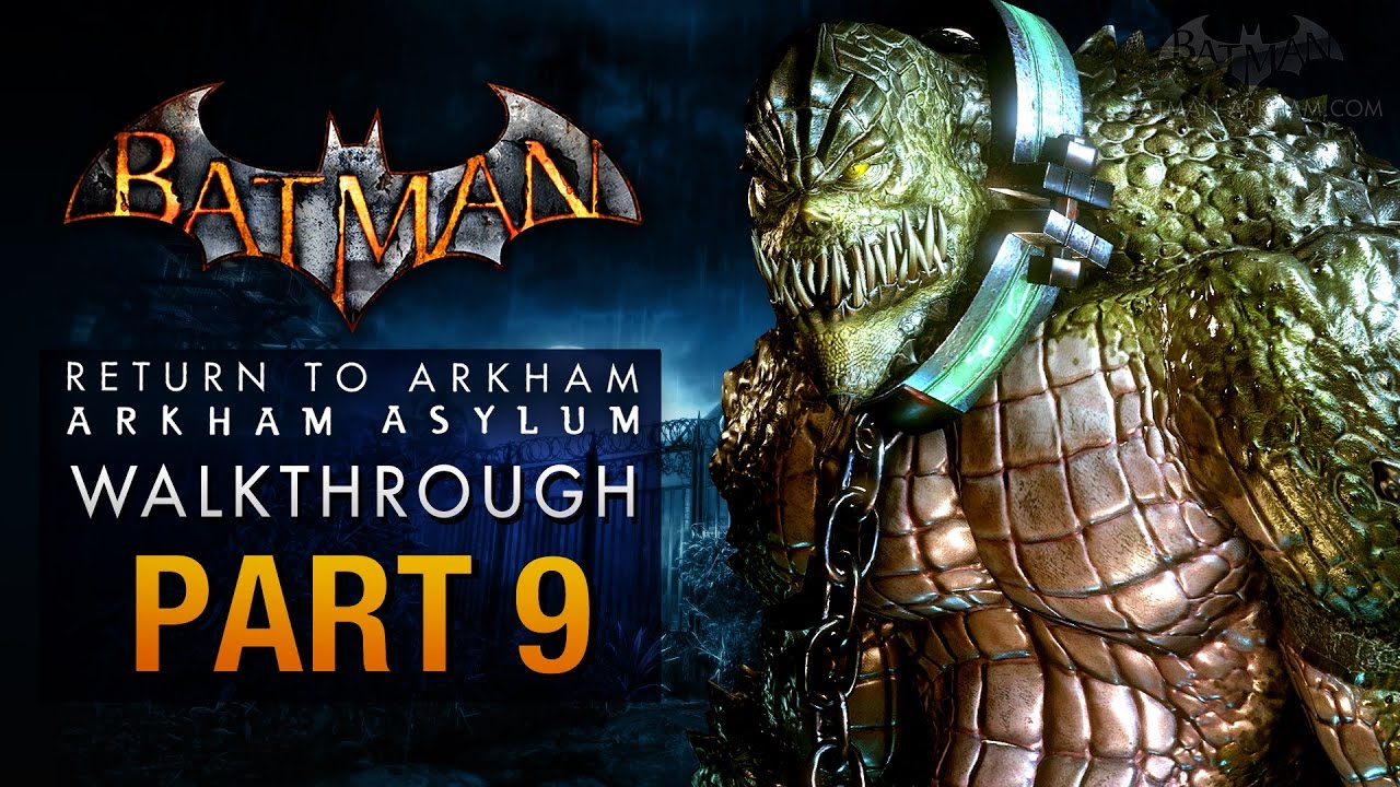 Batman: Return to Arkham Asylum Walkthrough - Part 9 - The Old Sewer (Killer Croc)
