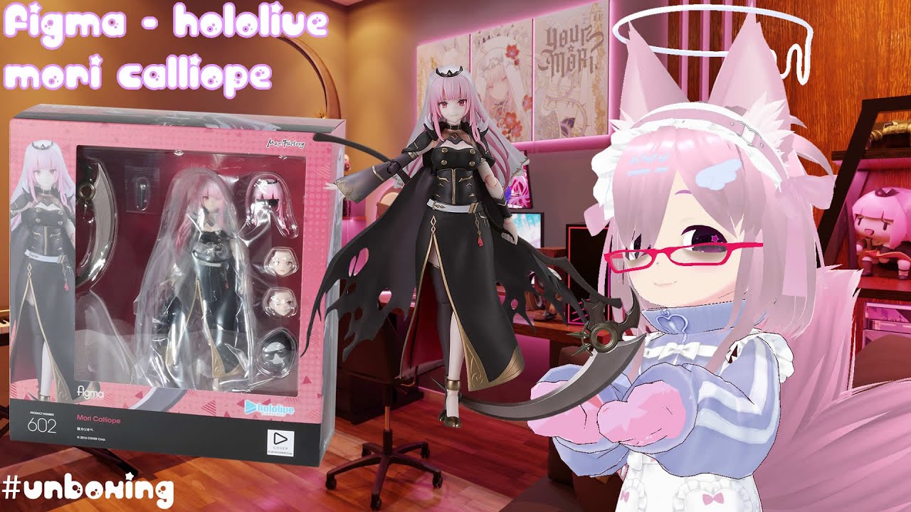 【Vtuber】 Bocchi Unboxing Figma 602  Hololive - Mori Calliope  - GSC Max Factory 森 カリオペ