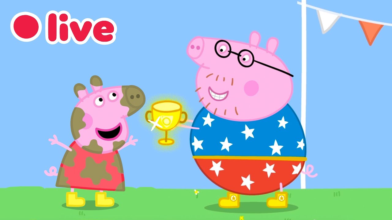 🔴 Peppa Pig EN DIRECT 🐷 Marathon de Papa Pig 2026 🏃 ALLEZ PAPA PIG ! 🏁 &Eacute;pisodes Complets | Fran&ccedil;ais