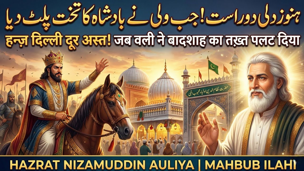 Hanooz Dilli Door Ast! Jab Wali ne Badshah ka Takht Palat Diya | Nizamuddin Auliya | Seerat Voice