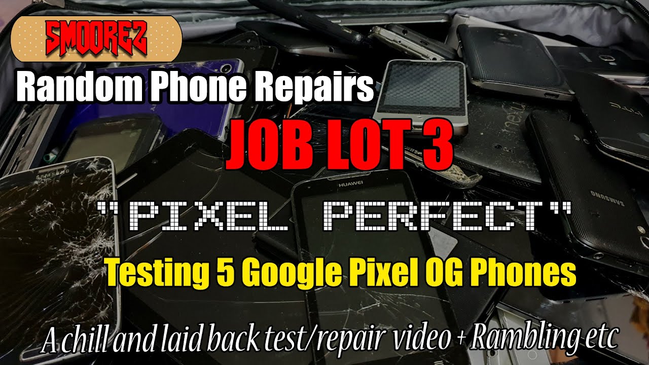SMOOREZ Random e-waste Device Testing: JOB LOT 3 