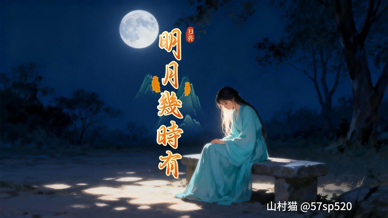 水調歌頭完整歌曲 #古風歌曲 #蘇軾詩詞 #但願人長久 #中式詩意 #古風BGM #治癒系歌曲 #水調歌頭明月幾時有 #經典詩詞演繹 #古風音樂。