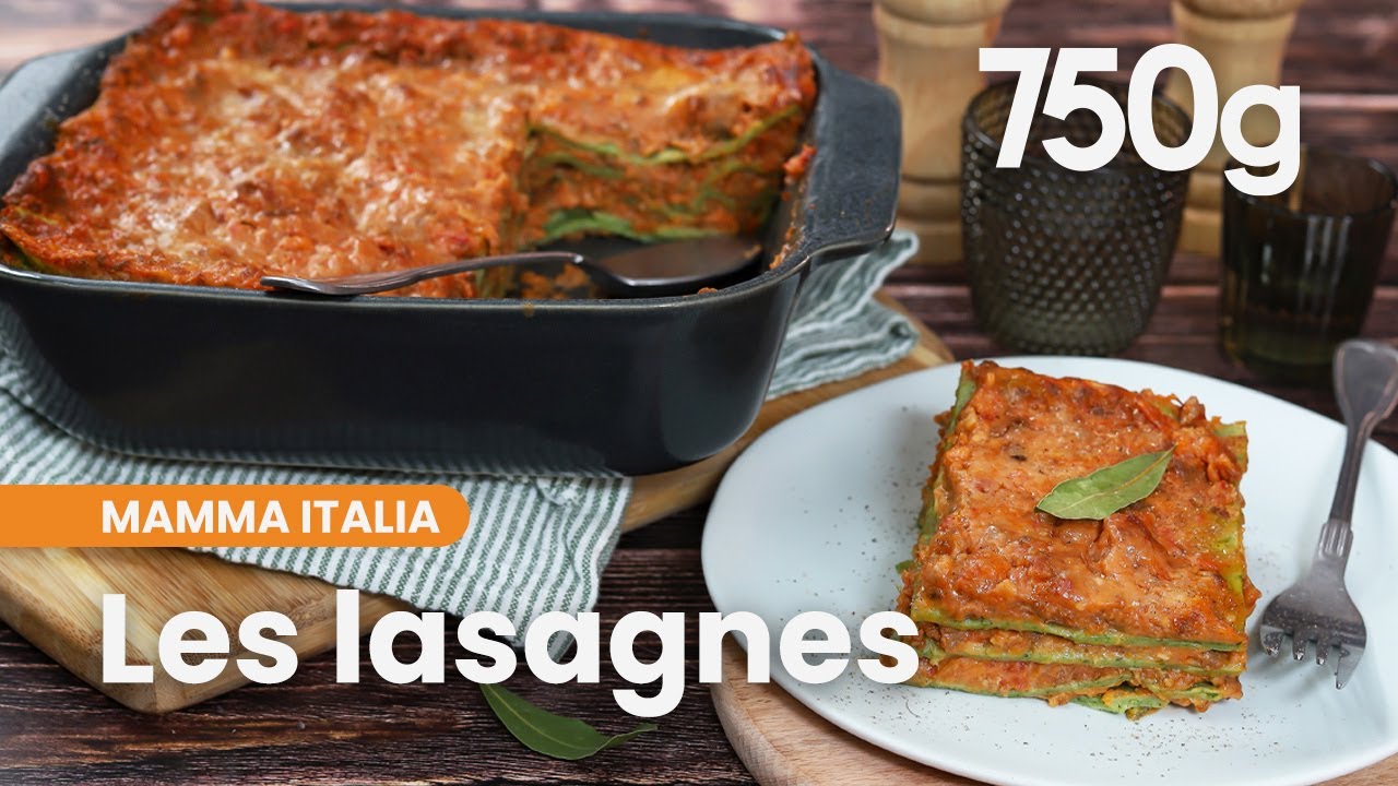 Recette des lasagnes à la bolognaise de Bologne (Mamma Italia #2) - 750g