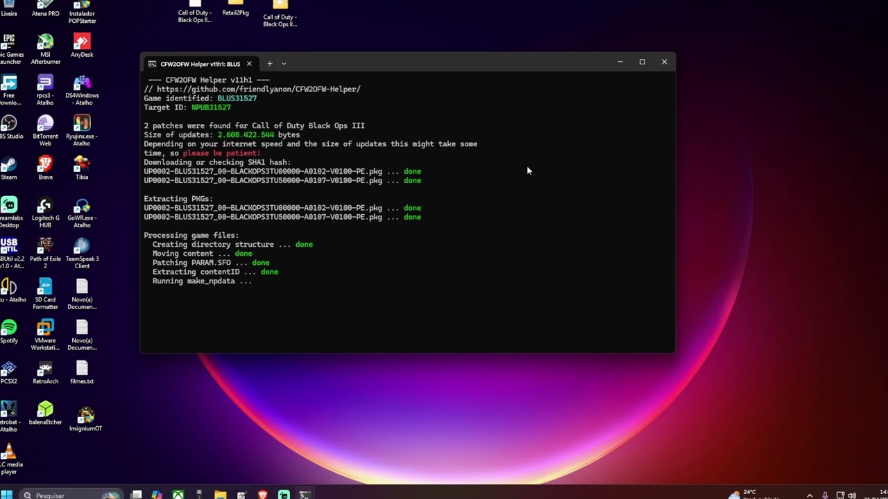 Como converter ISO Ps3 para PKG