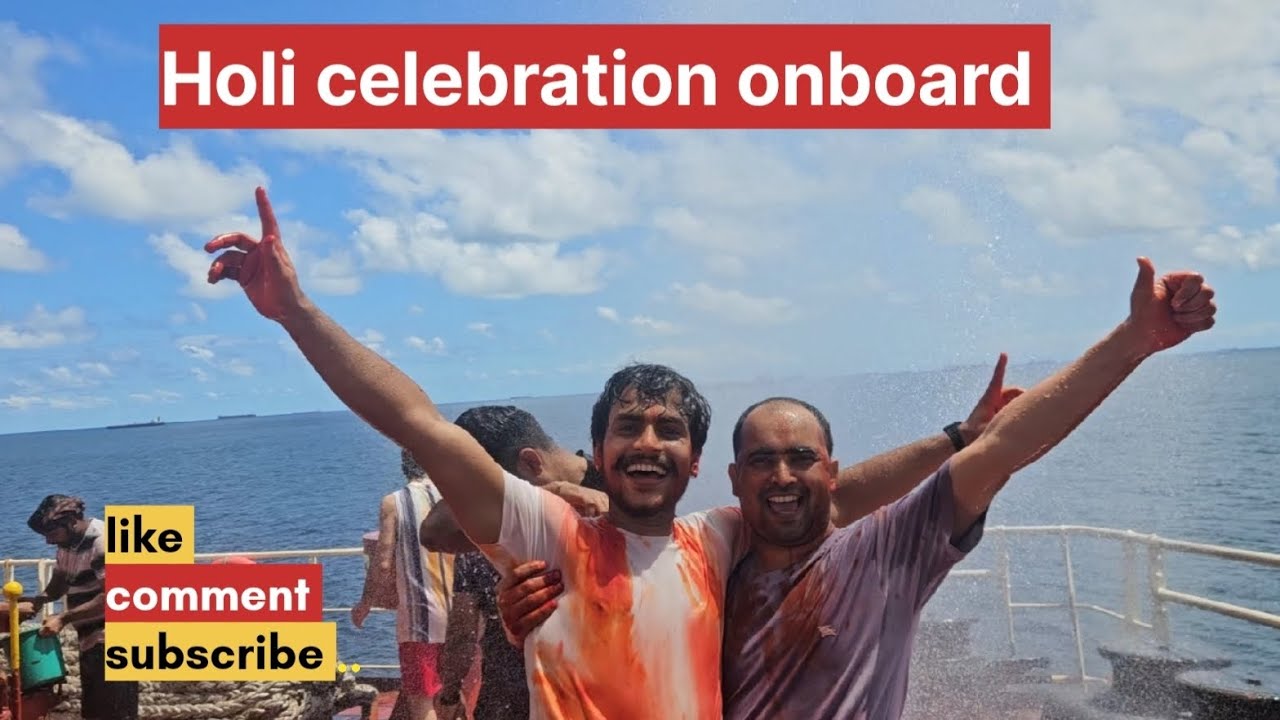 Ship pr celebrate kri Holi 2026..#viral#holi#travel#trending#youtubeshorts#sealife#beingmariner#vlog