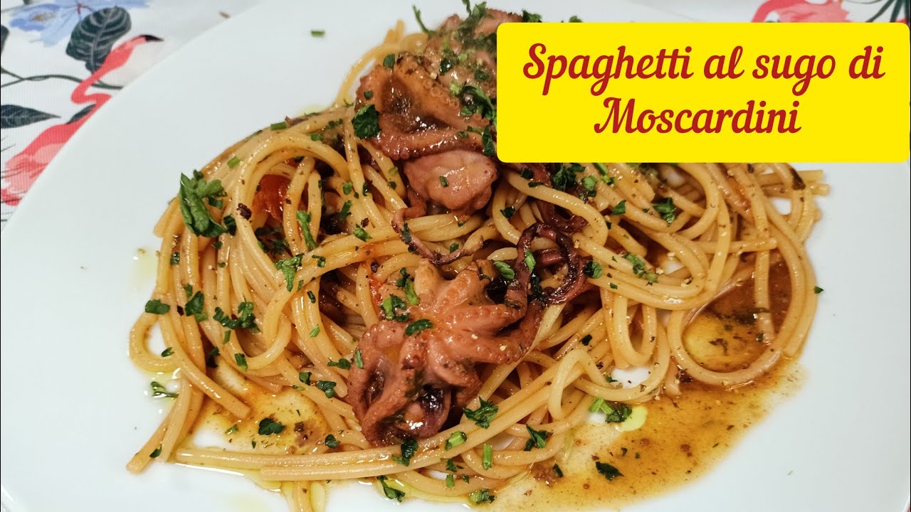 Spaghetti al sugo di Moscardini