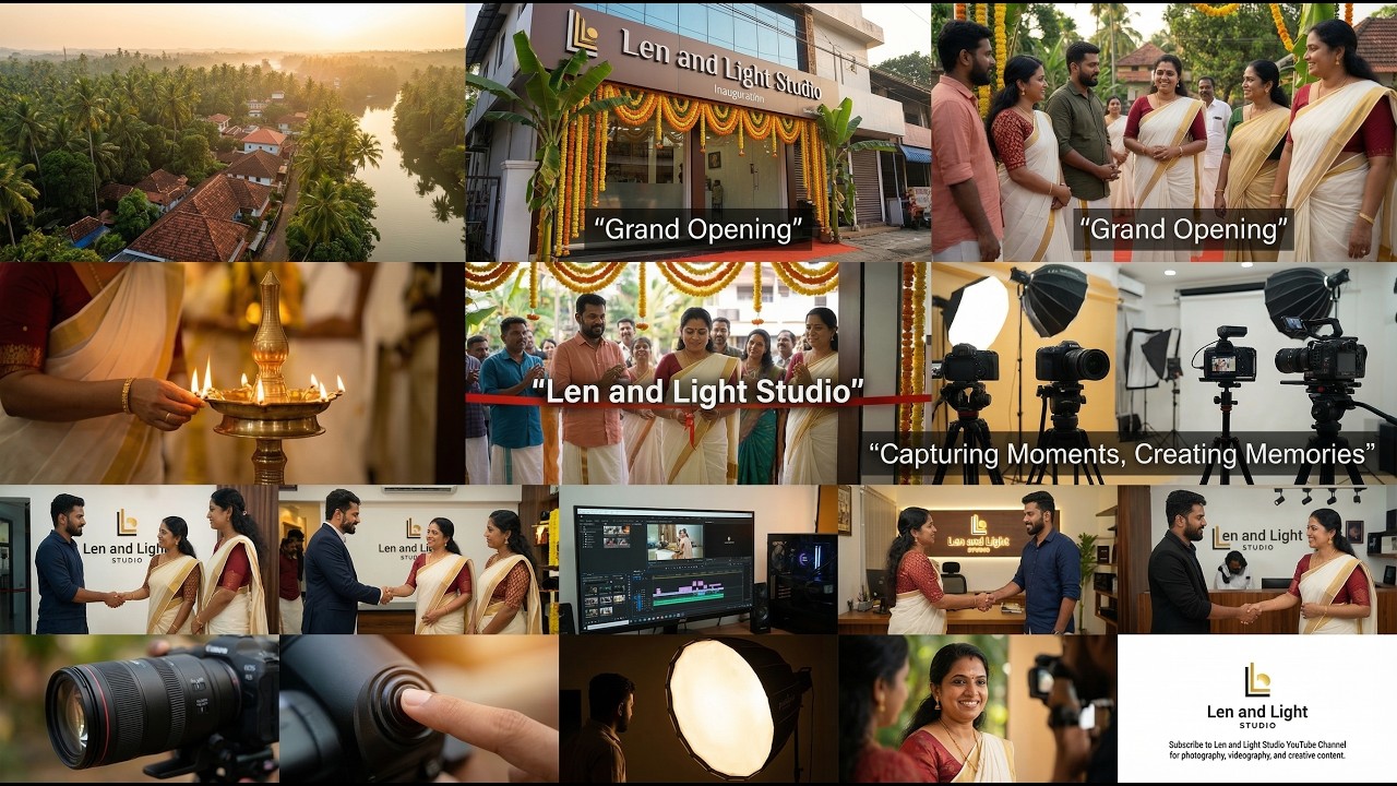 Grand Launch of Len and Light Studio | Studio Inauguration in Kerala