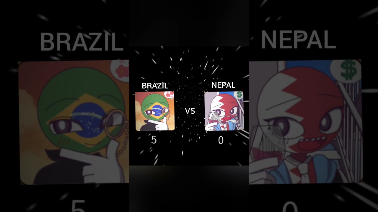 Brazil 🇧🇷 vs Nepal 🇳🇵 | Unique Flag Comparison ⚔️ #flagbattle #shorts #trending