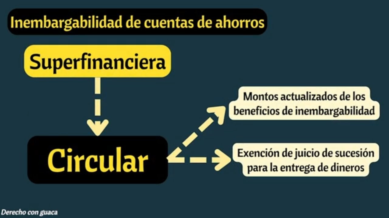 Inembargabilidad de Cuentas de Ahorros - Circular SUPERFINANCIERA
