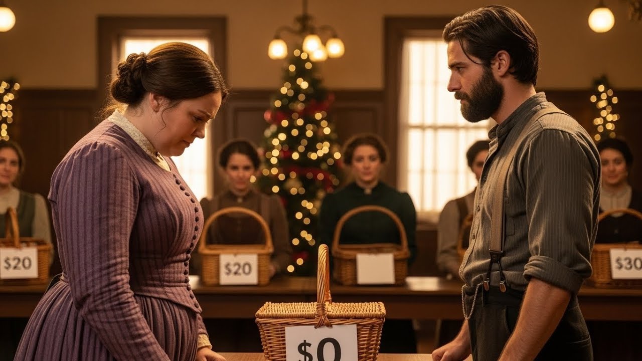 The Obese Widow’s Christmas Basket Got Zero Bids—The Rancher Saw Her Worth And Paid Triple