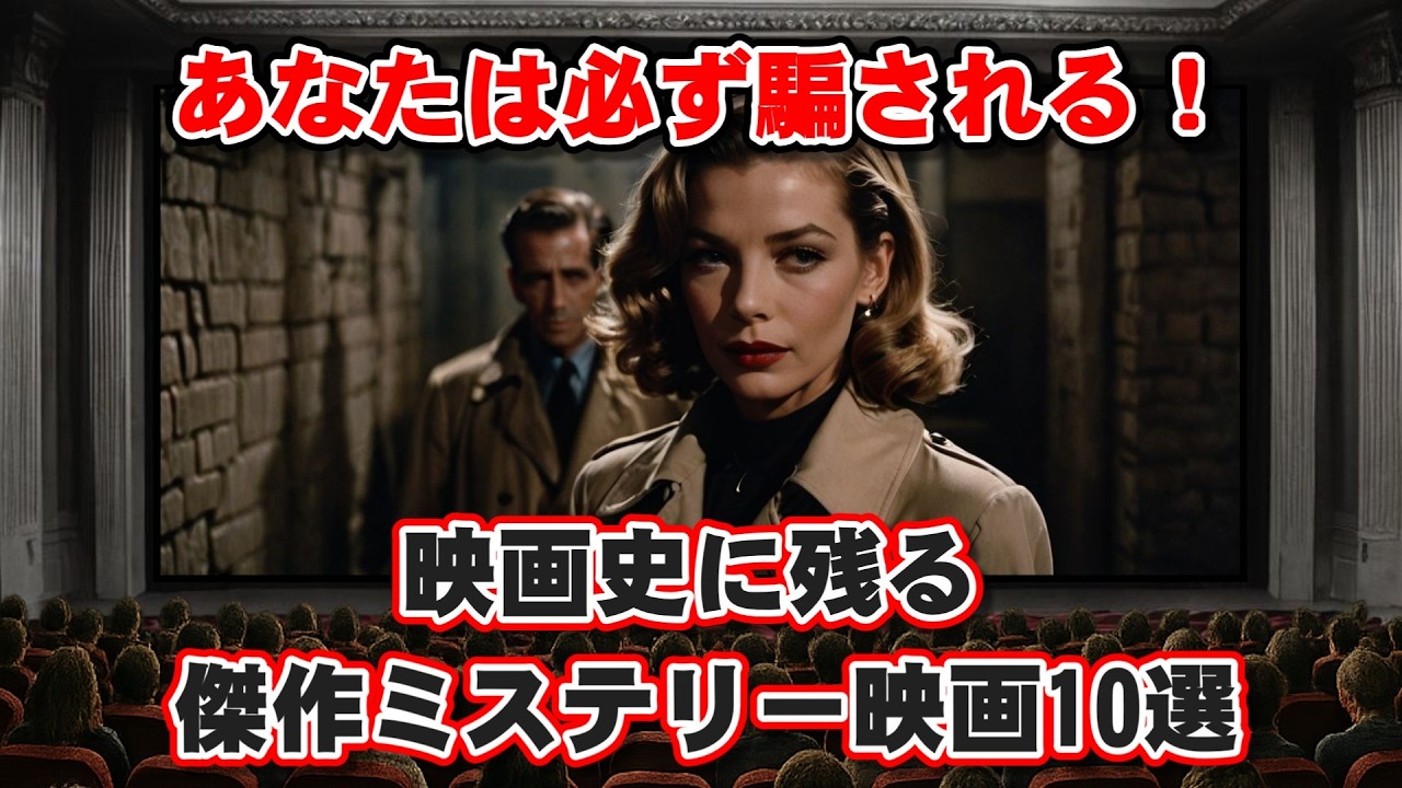 【ゆっくり解説】あなたは必ず騙される！映画史に残る傑作ミ ステリー映画10選
