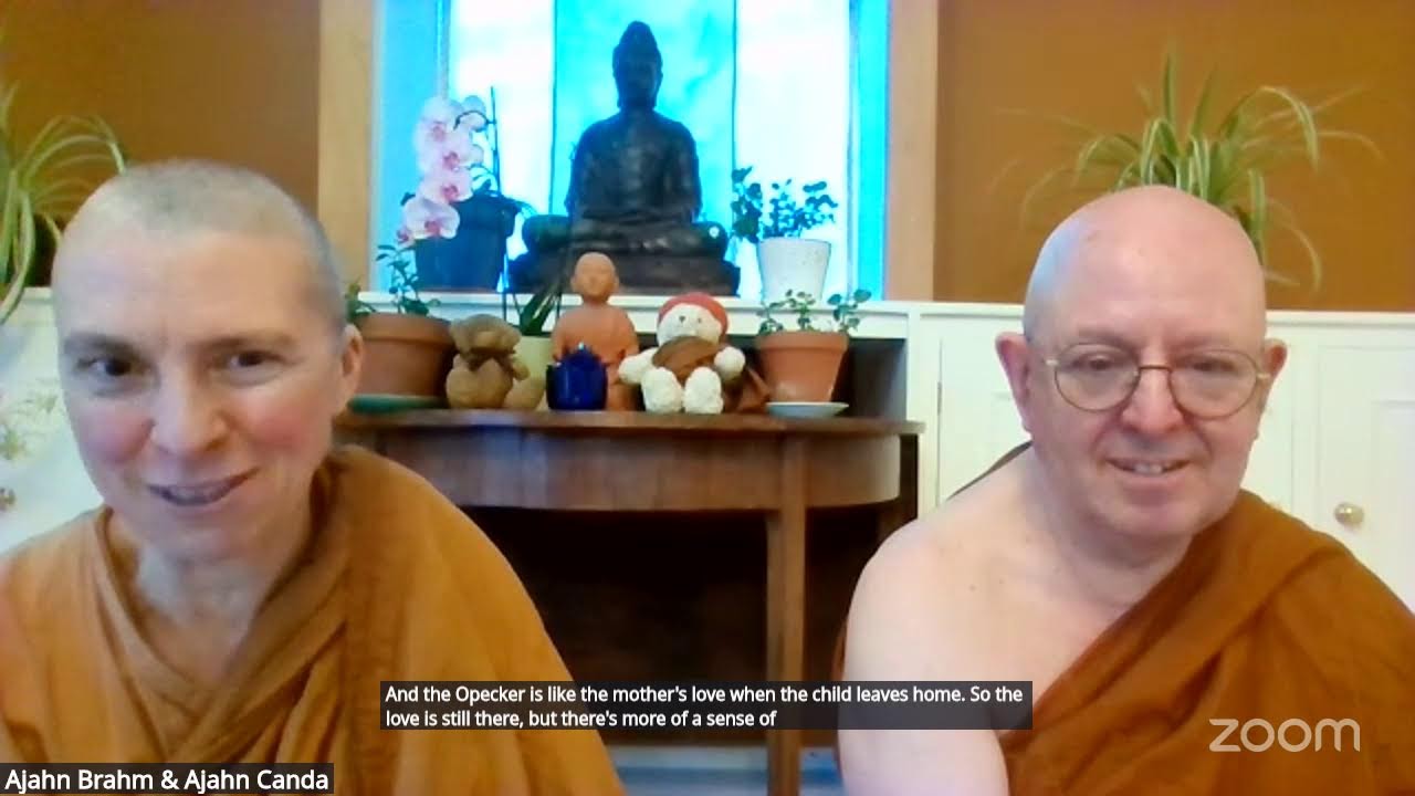 Ajahn Brahm & Ven Candā: 
