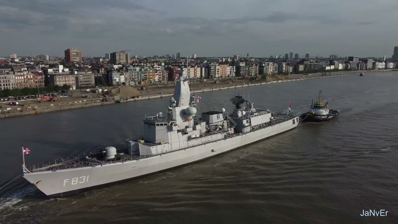 vlootparade 75j Belgische marine (Antwerpen)