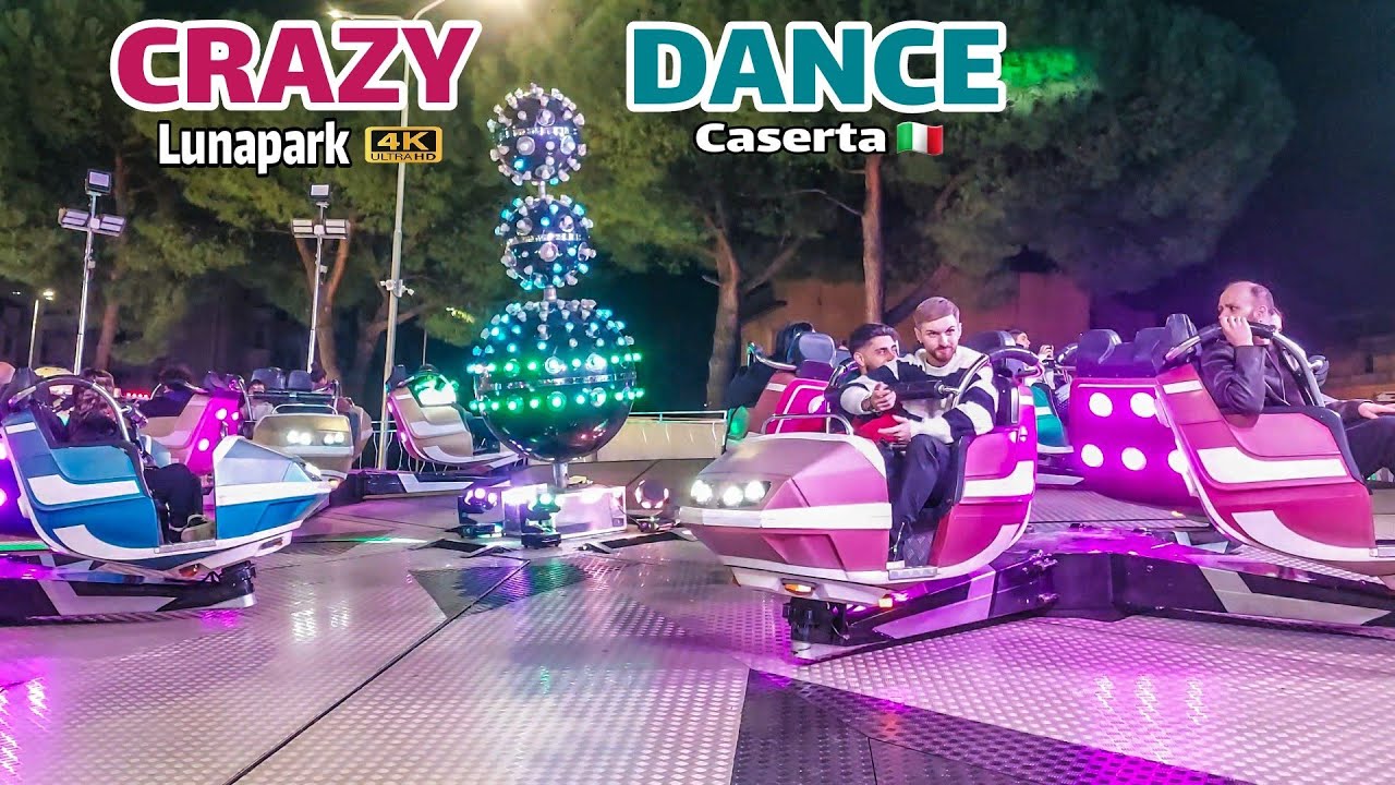 CRAZY DANCE  PREDATOR Ride Giostre 2025 🇮🇹 Maddaloni 4K