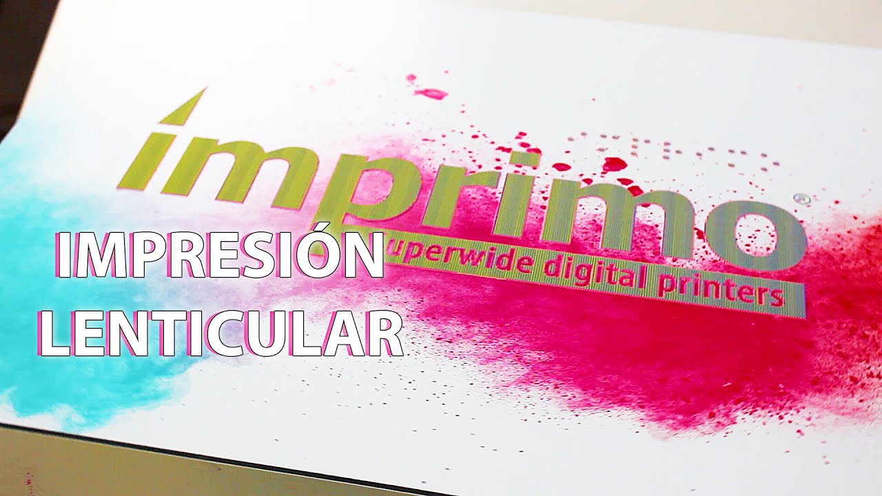 Impresión lenticular