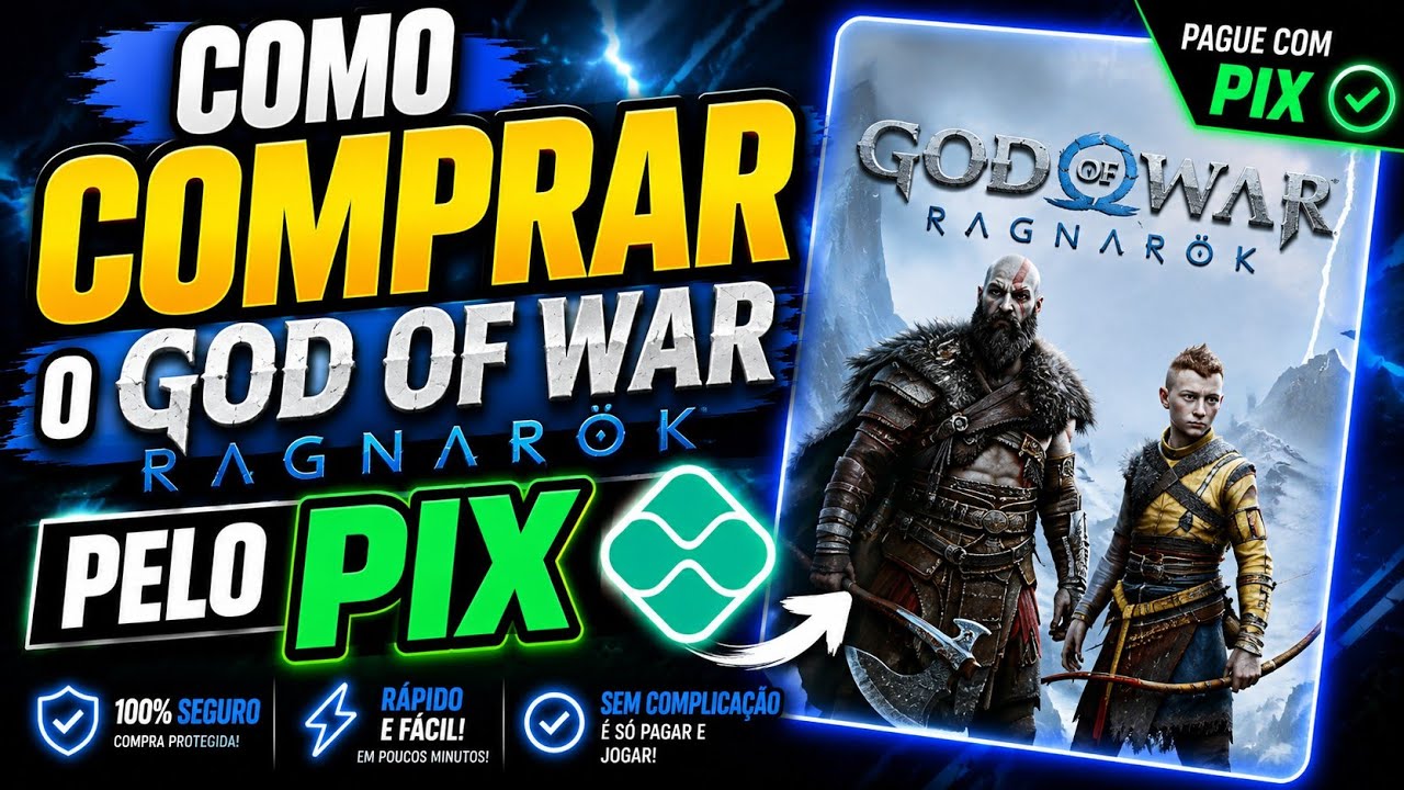 COMO COMPRAR O GOOD OF WAR RAGNAROK PELO PIX
