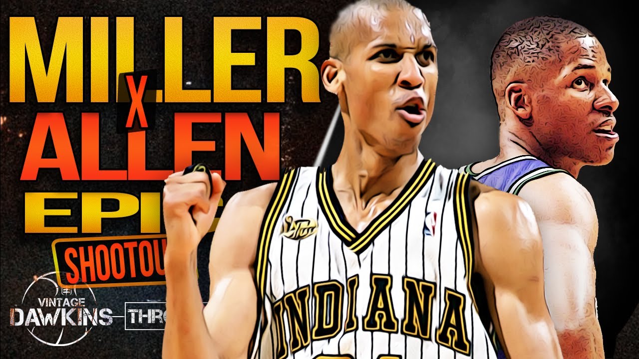 Reggie Miller SCHOOLS Young Ray Allen In a GOAT Shooters Duel 🔥🐐🐐 | 2000 ECR1 GM5 | VintageDawkins