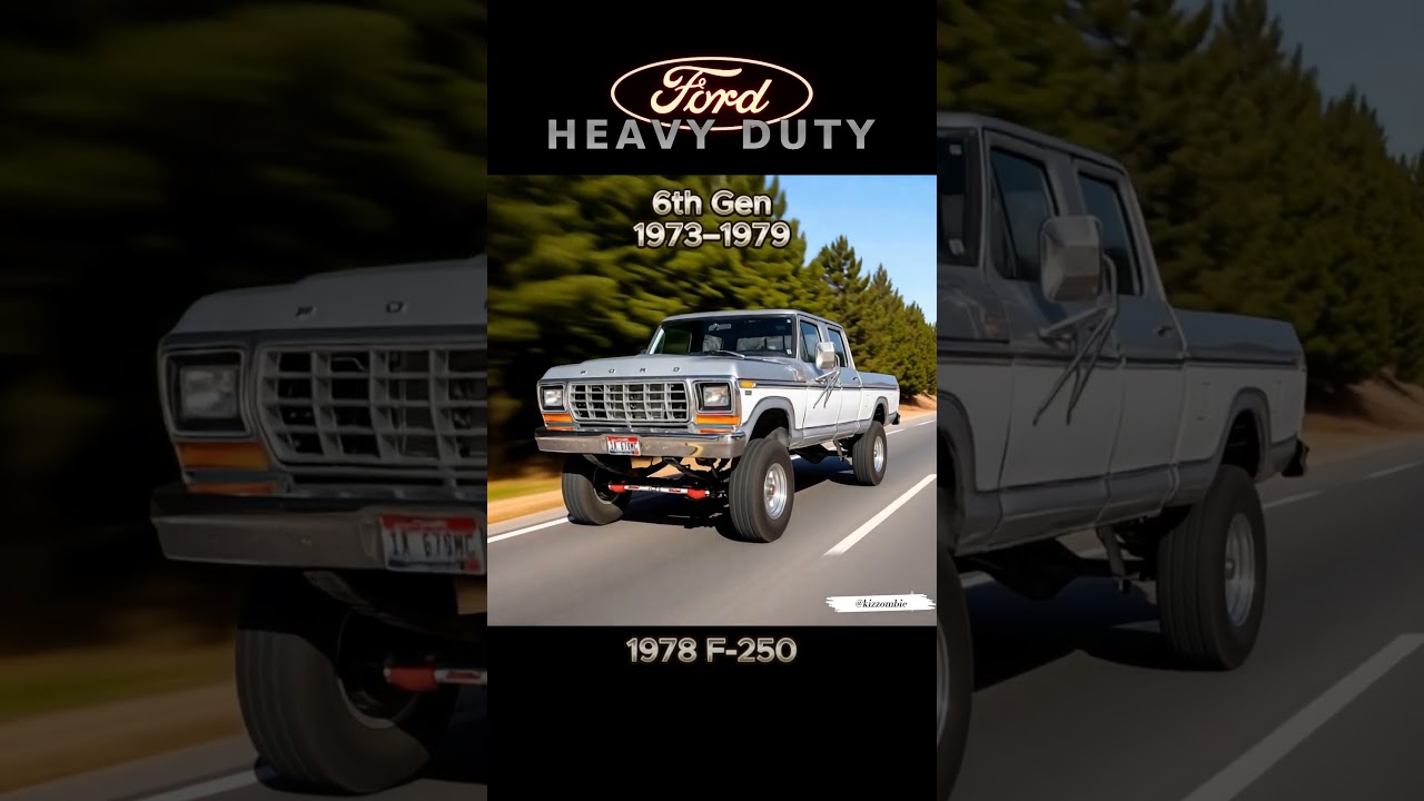 Ford Heavy Duty &rarr; Super Duty Evolution (1948&ndash;2025)
