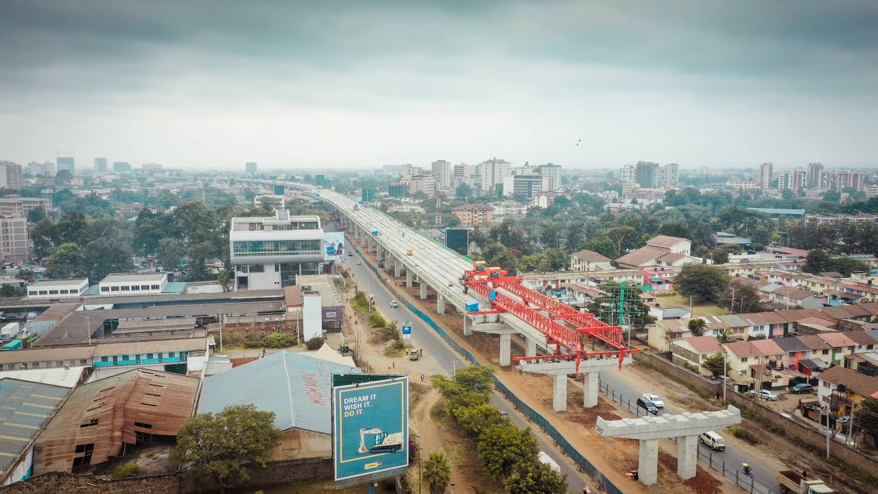 Progress on the Nairobi Expressway (July 2021)