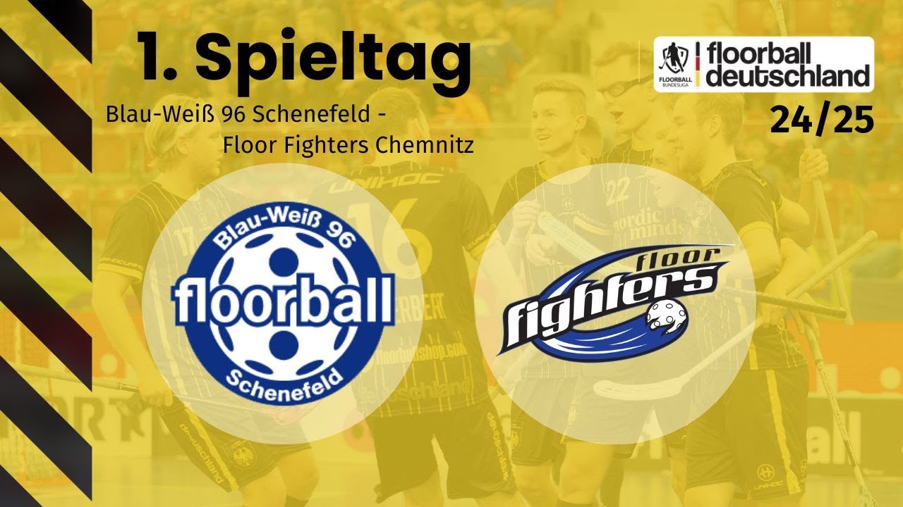 Blau-Weiß 96 Schenefeld vs. Floor Fighters Chemnitz | 1. Spieltag - 1. Floorball-BL Herren 24/25