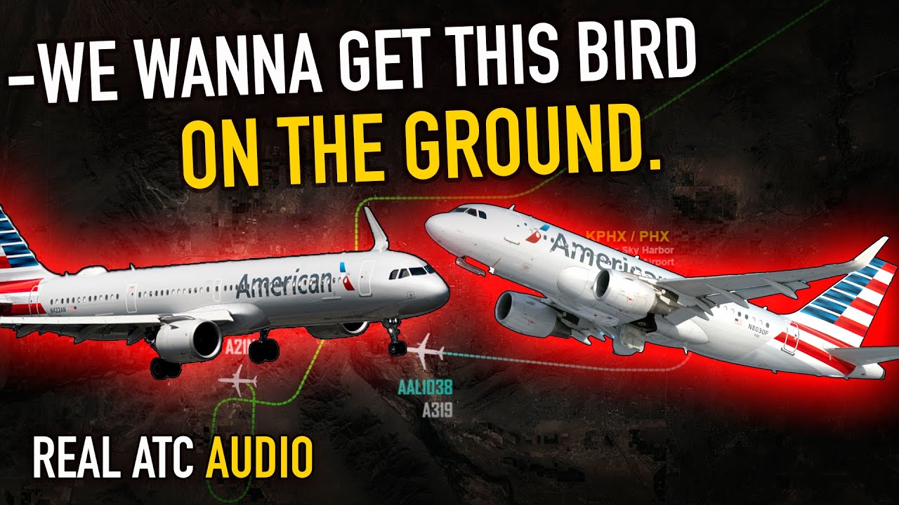 DOUBLE TROUBLE: American Airlines planes face simultaneous emergencies over Phoenix. REAL ATC