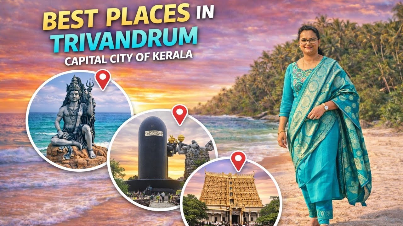 ಕೇರಳದ ತಿರುವನಂತಪುರಂ ಅಲ್ಲಿ ನೋಡಬಹುದಾದ ಜಾಗಗಳು ಯಾವುವು?Must visit places in Thiruvananthapuram/#trivendrum