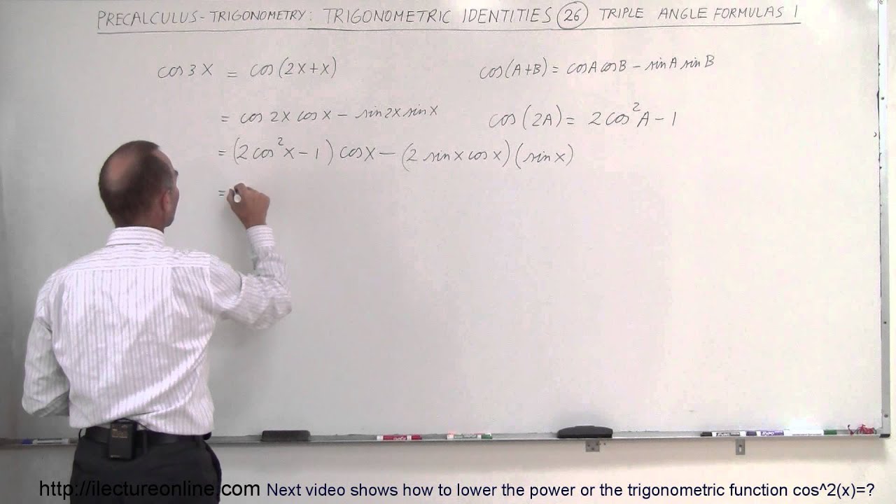 PreCalculus - Trigonometry: Trig Identities (26 of 57) Simplifying Triple Angles to a Single Angle