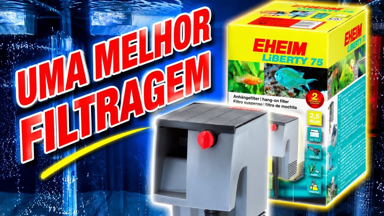 EHEIM LIBERTY vamos melhorar a filtragem do filtro.
