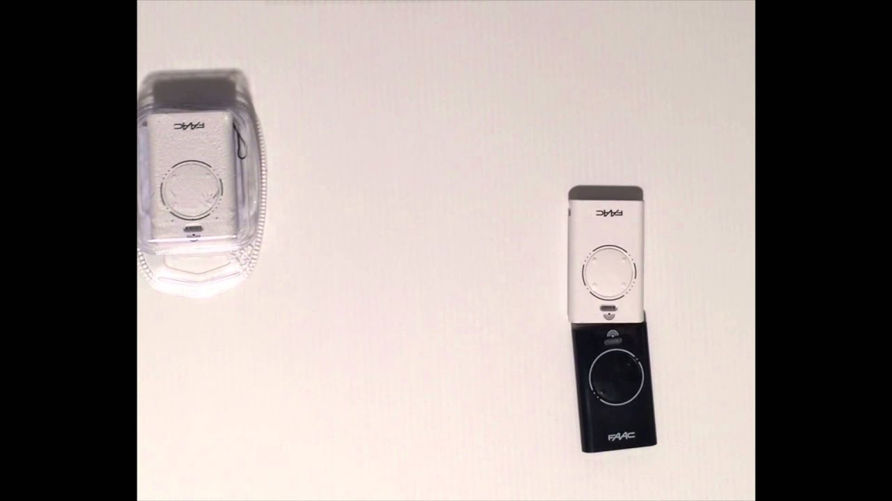 Programming a FAAC 868 Remote Control
