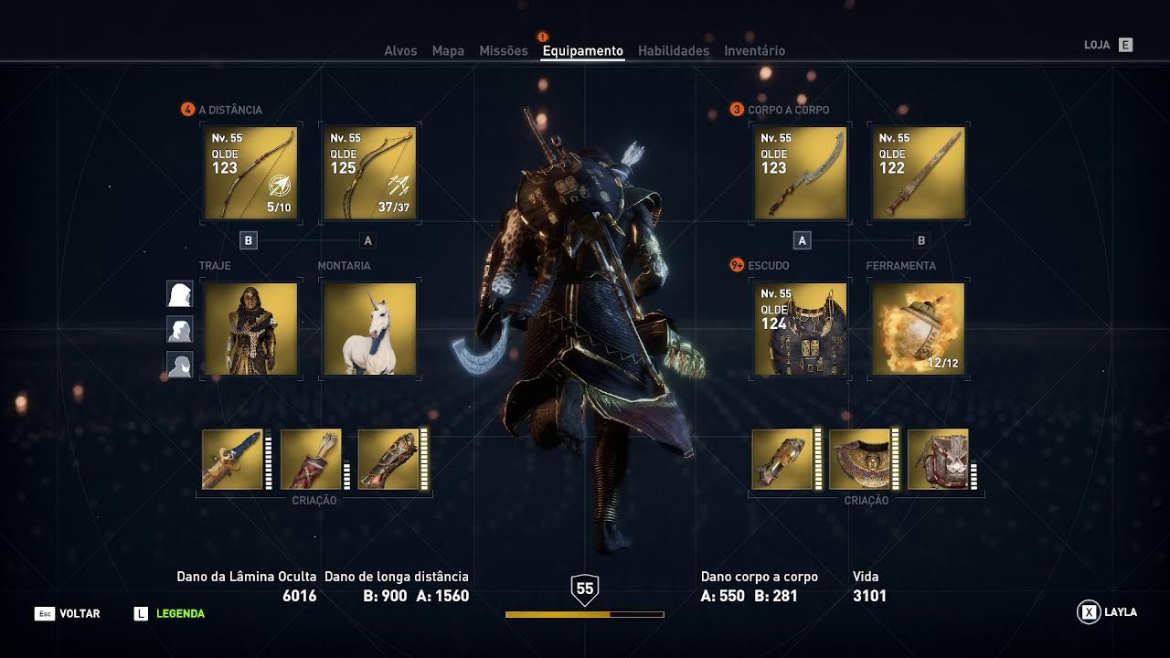 Jogando Assassins Creed Origins