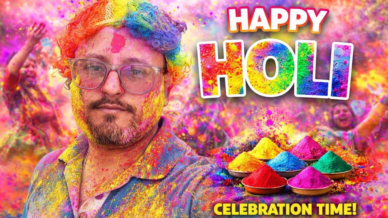 🎉 Holi Celebration Vlog 2026 | Full Masti & Colors Blast
