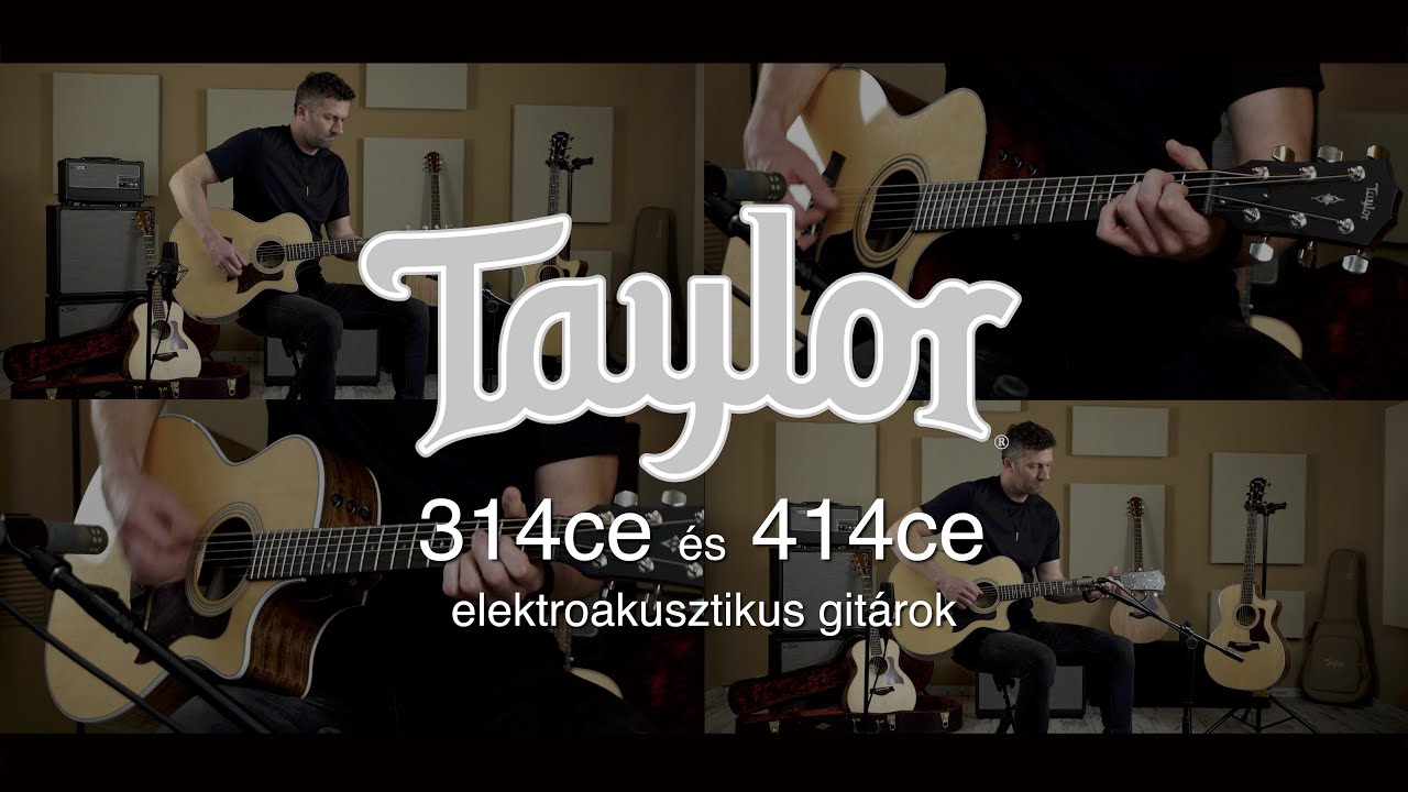 Taylor 314ce és 414ce elektroakusztikus gitárok