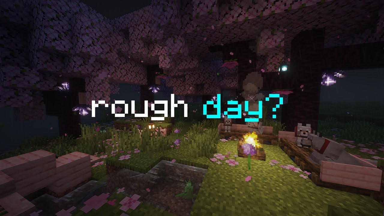 you can chill out now... (minecraft ambience w/ rain)
