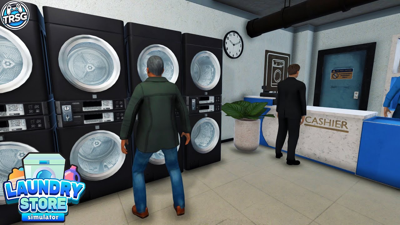 Open and Manage your own Laundry Store - Laundry Store Simulator! #1