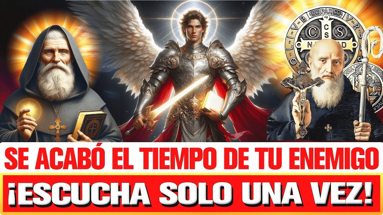 Oración a San Benito San Miguel y San Cipriano LA MÁS FUERTE PARA VOLTEAR MAGIAS Y DERROTAR ENEMIGOS