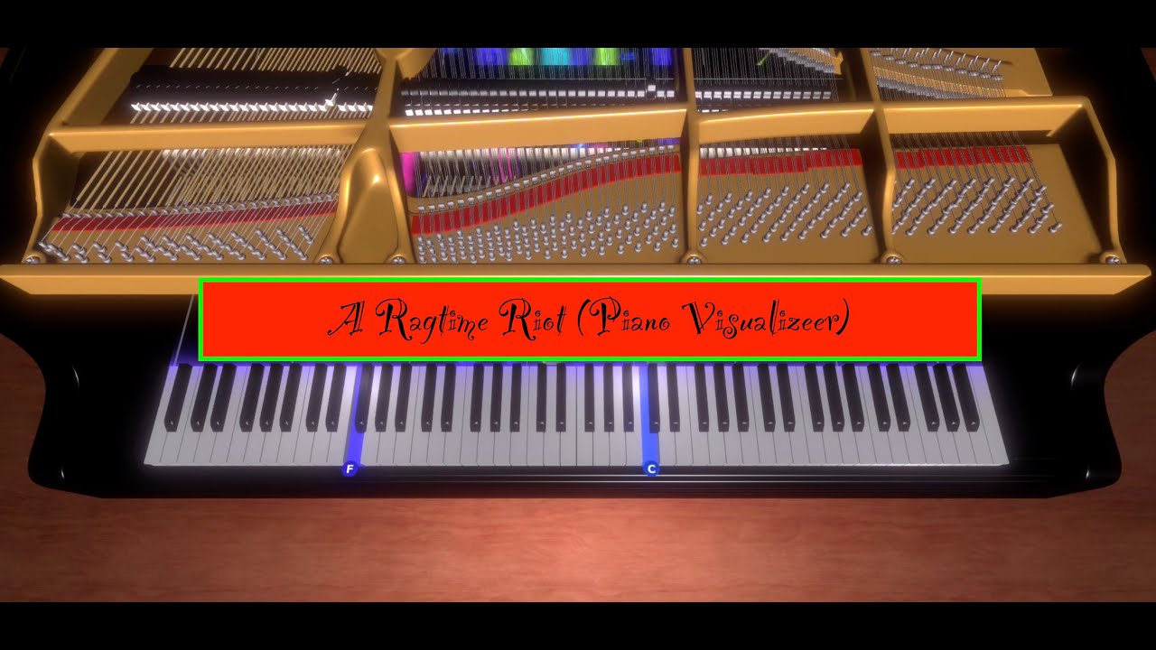 A Ragtime Riot (Piano Visualizer)